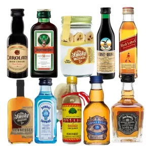 mini botellas de licores